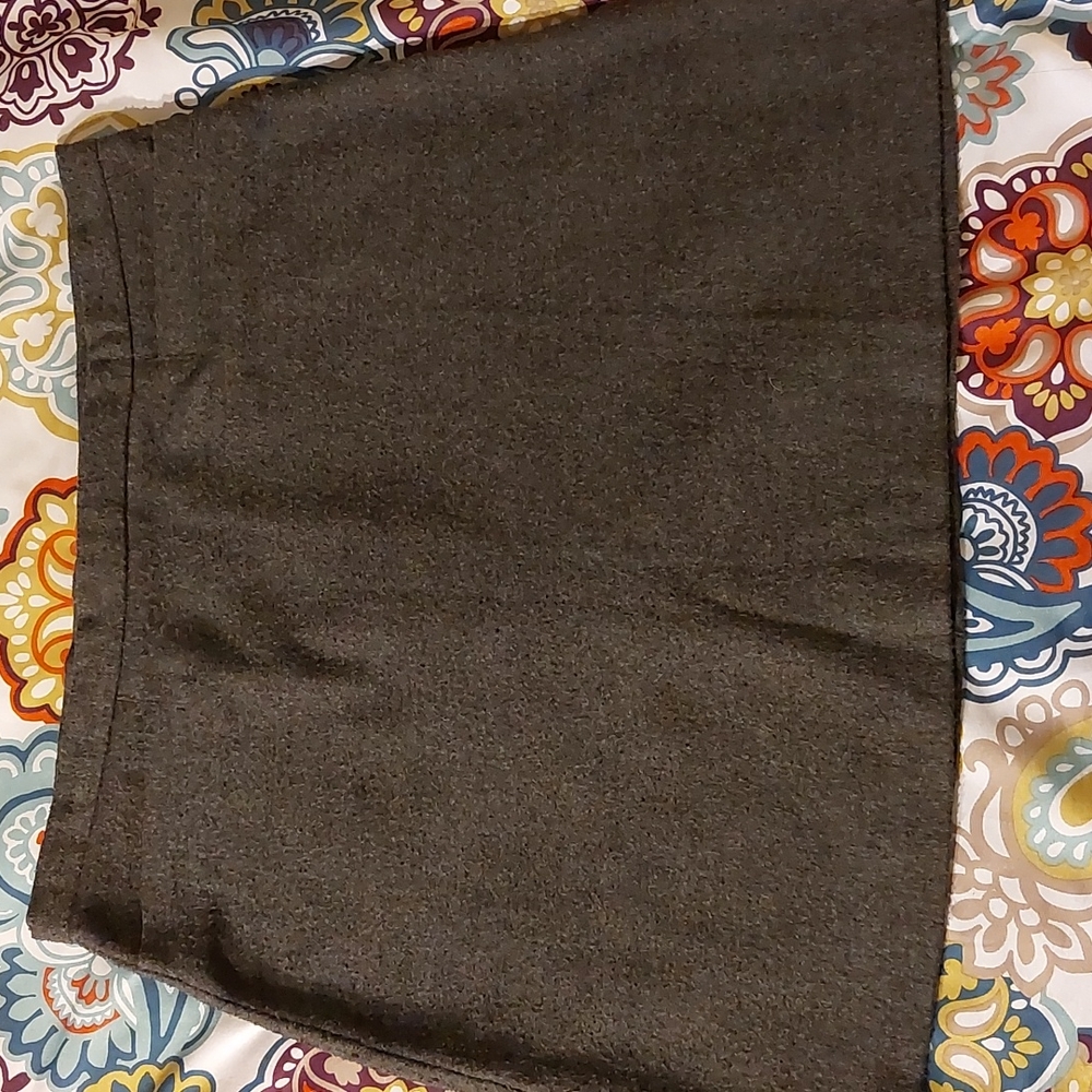 Dark gray miniskirt